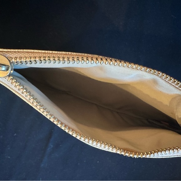 Tory Burch Metallic Gold Wristlet - Picture 5 of 12